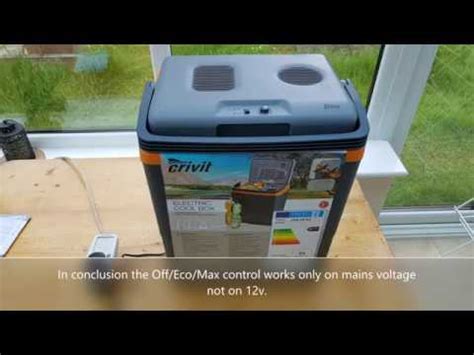 crivit 30l electric cool box review|lidl crivit eco mode.